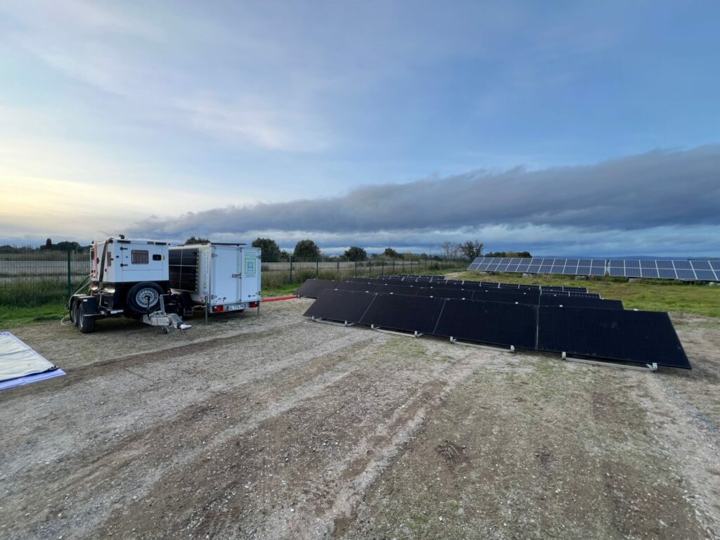 Alimentation d'une base de vie pour Total Energies dans le 34